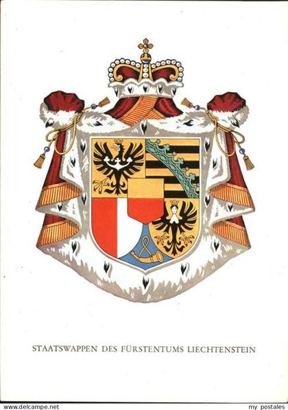 Liechtenstein Staatswappen
