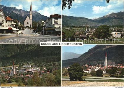 Schaan Liechtenstein Fuerstentum Liechtenstein Ortsansichten