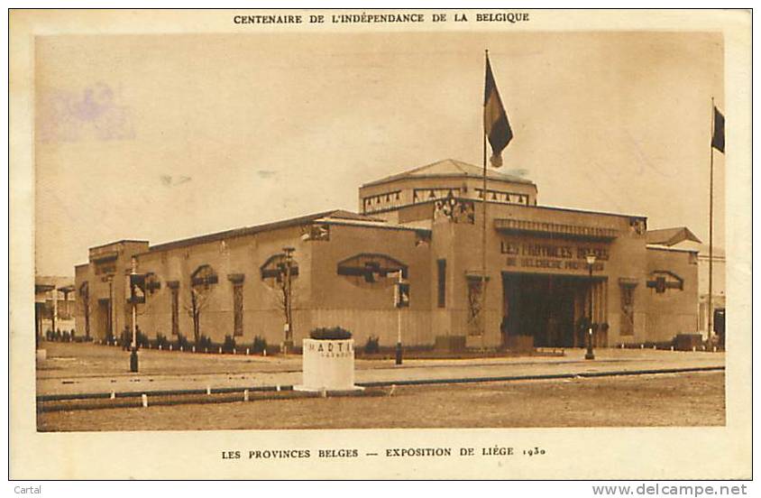 LIEGE - Exposition de 1930 - Les Provinces Belges (R. Protin &amp; F. Vuidar)