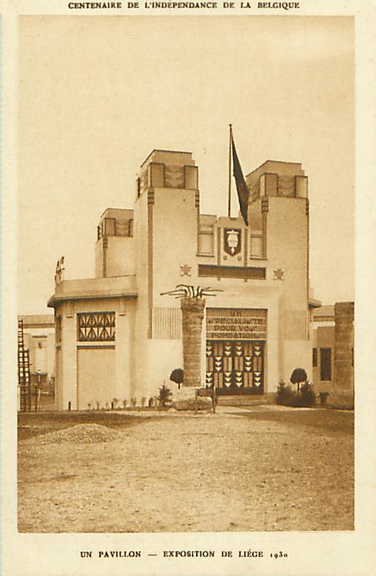 LIEGE - Exposition de 1930 - Un Pavillon (R. Protin & F. Vuidar)