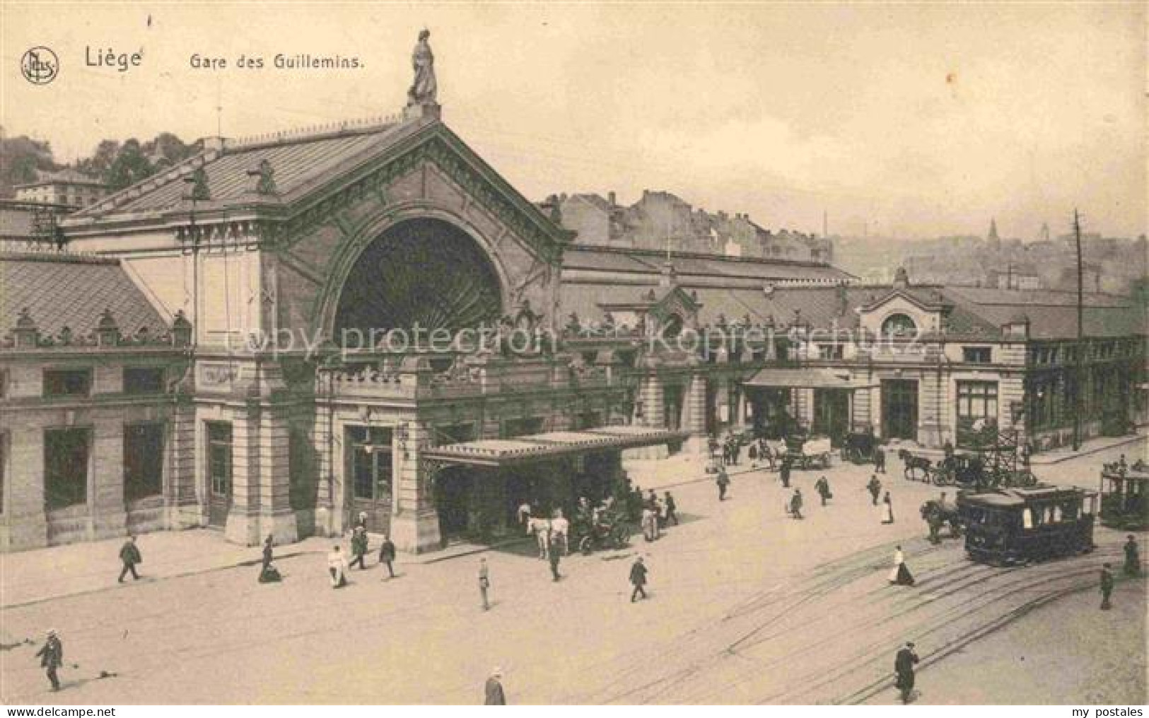 LIEGE  Luettich Luik Belgie Gare des Guillemias
