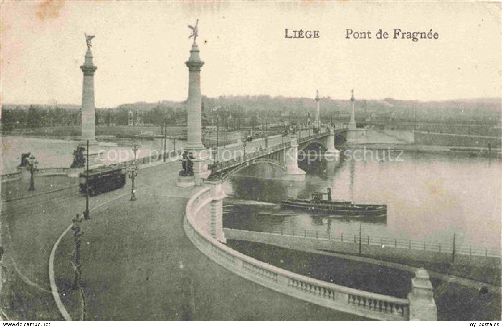 LIEGE  Luettich Luik Belgie Pont de Fragnee
