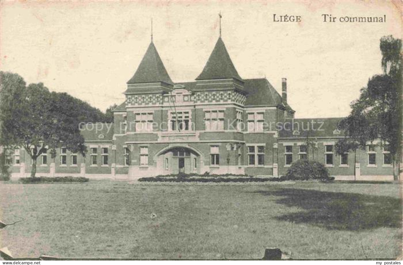 LIEGE  Luettich Luik Belgie Tir communal