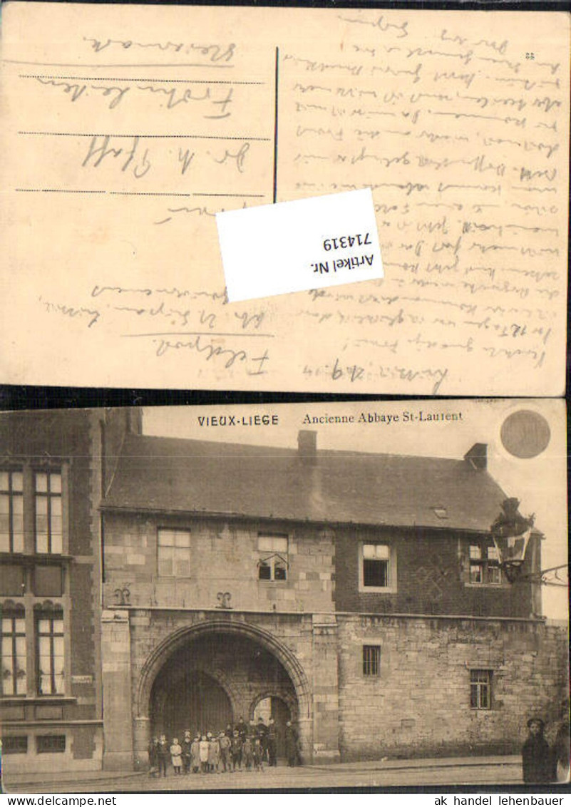 Liege Lüttich Vieux Ancienne Abbaye St. Laurent Feldpost Frohnleiten Dr. Pfaff