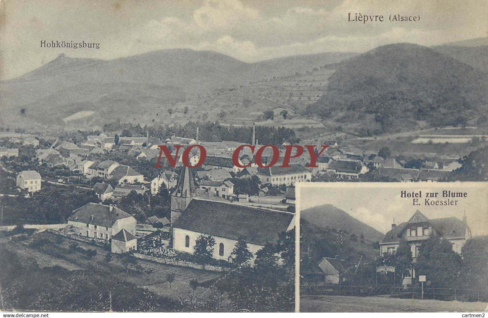LIEPVRE HOTL ZUR BLUME E. KOESSLER HOHKONIGSBURG