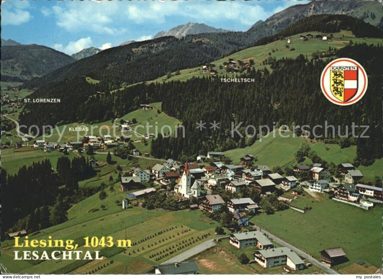 Liesing Wien Lesachtal Alpenpanorama Fliegeraufnahme