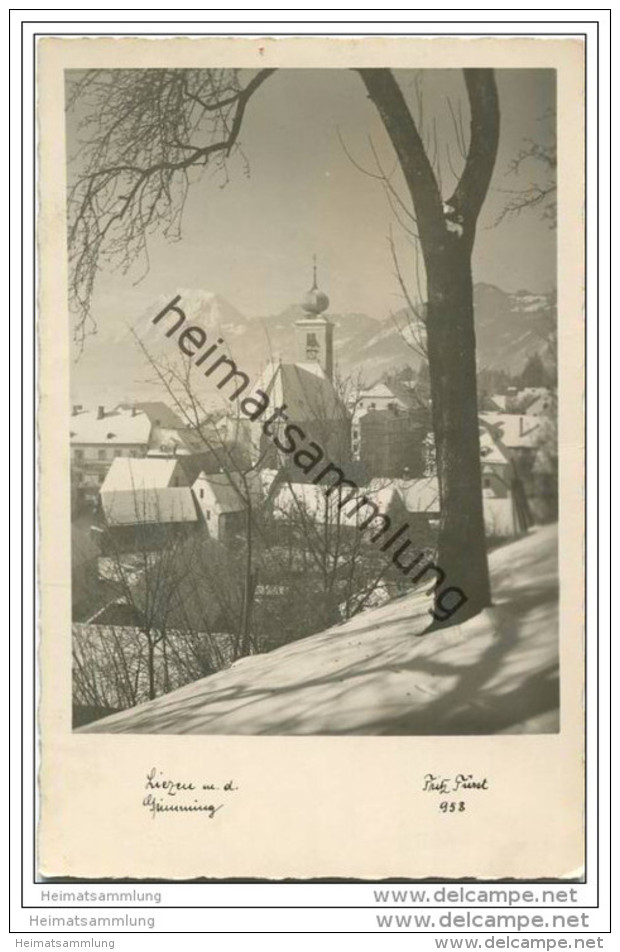 Liezen mit dem Grimming - Foto-AK