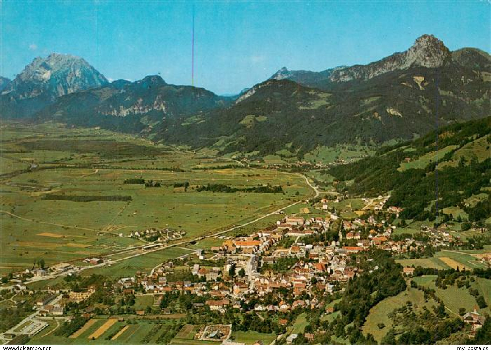 Liezen Steiermark AT Fliegeraufnahme