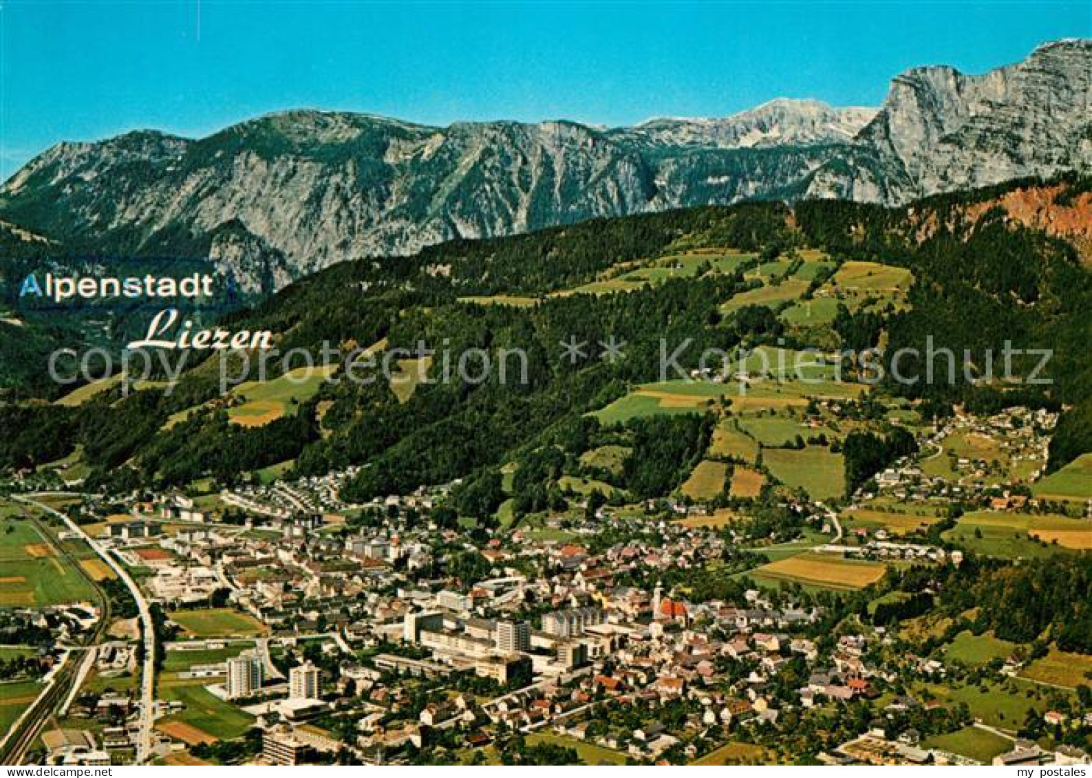 Liezen Steiermark Fliegeraufnahme Panorama