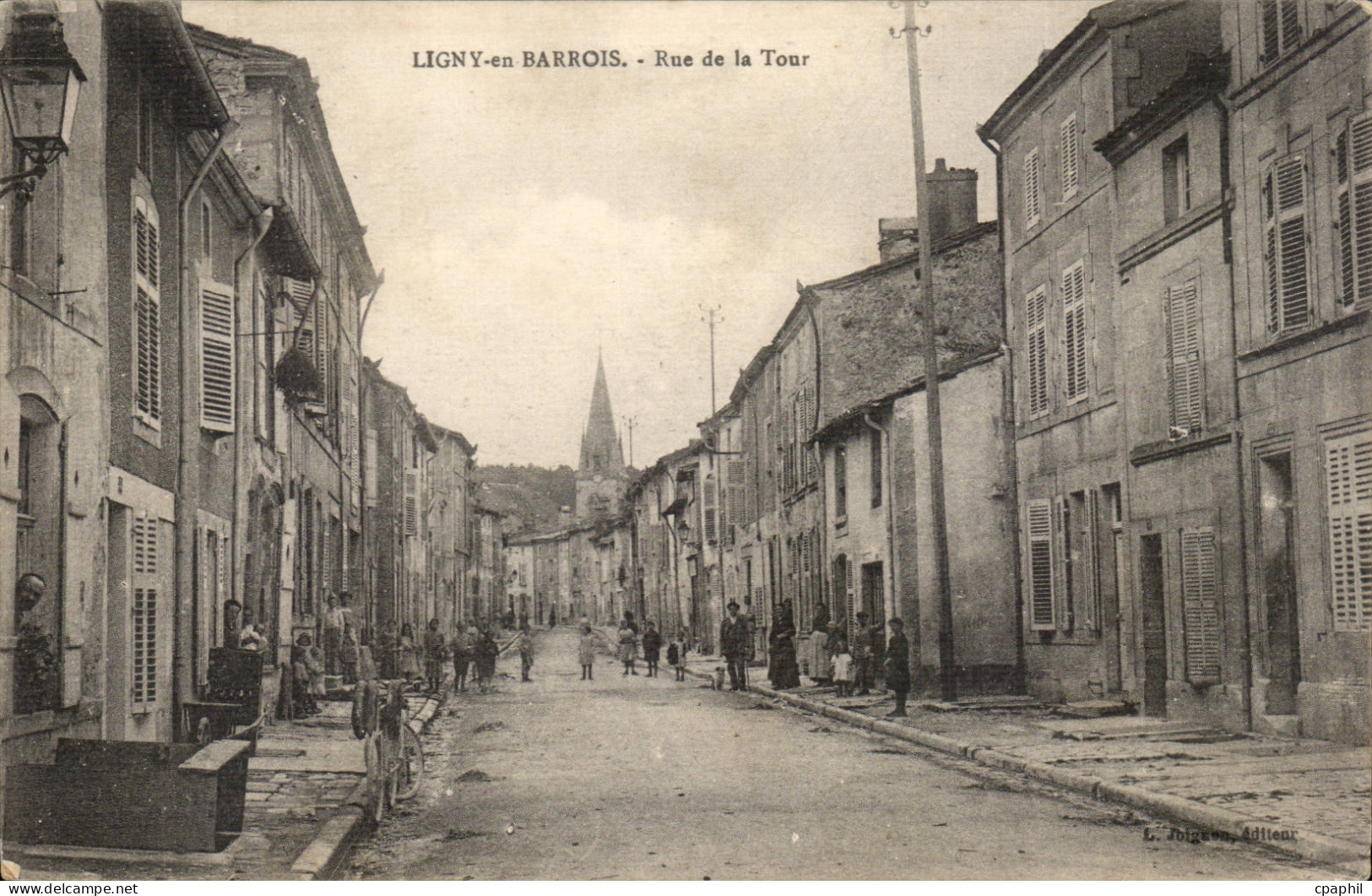 Ligny en barrois - Rue de la Tour CPA