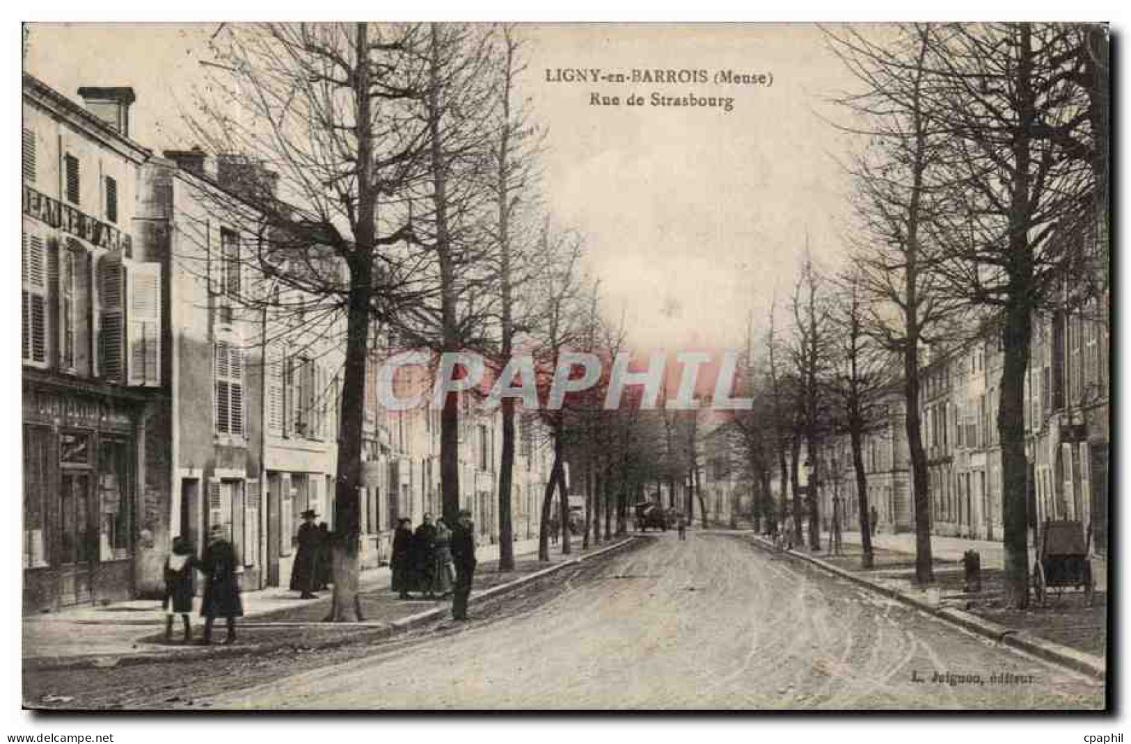 Ligny en Barrois - Rue de Strasbourg CPA