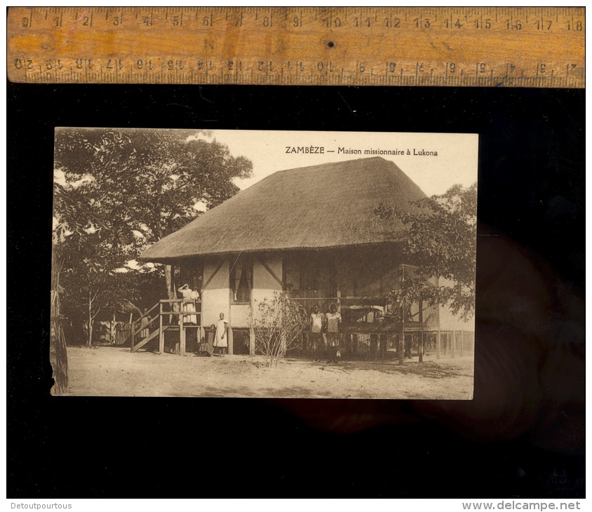 LIKUNA ZAMBIE Afrique Zambia Africa : Zambèze maison missionnaire