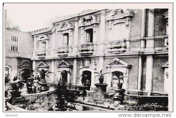 LIMA PERU PALACIO DE LA PERRICHOLI  (CARTE PHOTO)