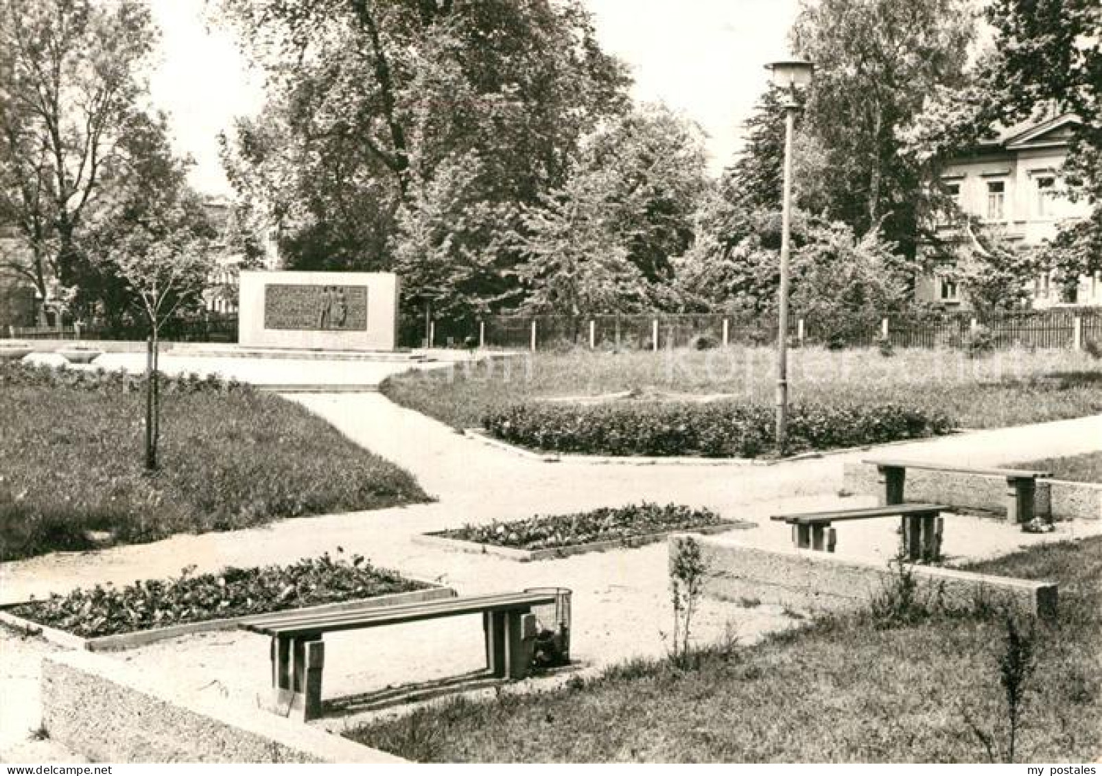 Limbach-Oberfrohna Sachsen Parkanlagen Gedenkstein