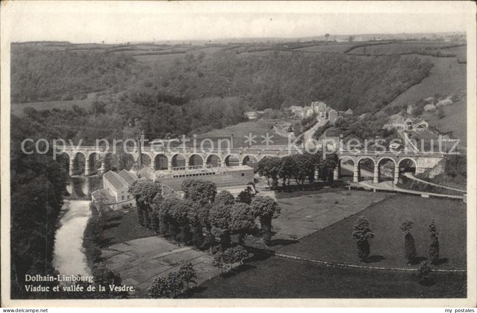 Limbourg Belgien Viaduc et vallee de la Vesdre