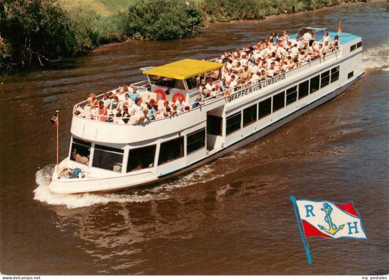 Limburg  Lahn Fahrgastschiff Wappen von Limburg