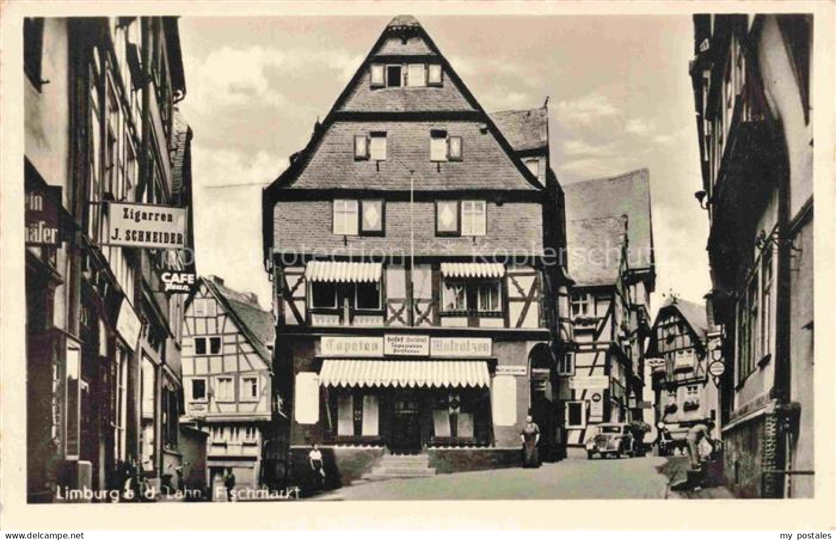 LIMBURG  Lahn Fischmarkt