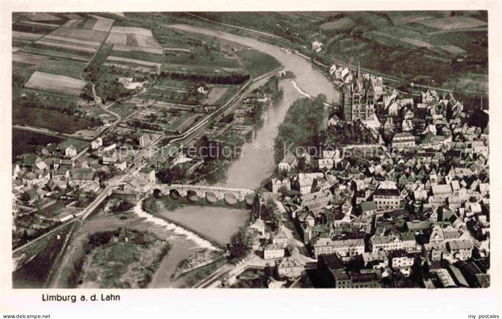 LIMBURG  Lahn Fliegeraufnahme