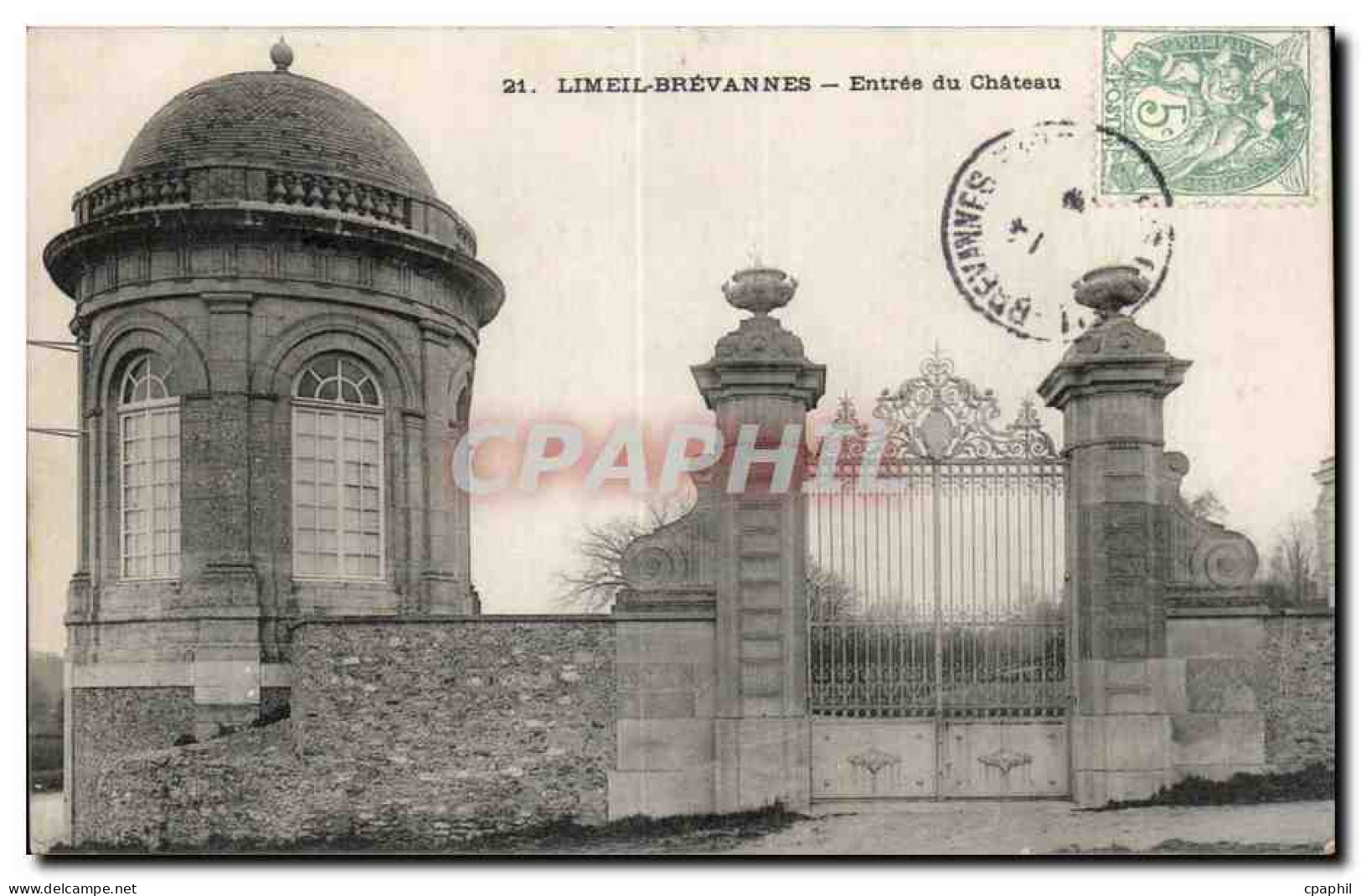 Limeil Brevannes - Entree du Chateau - CPA