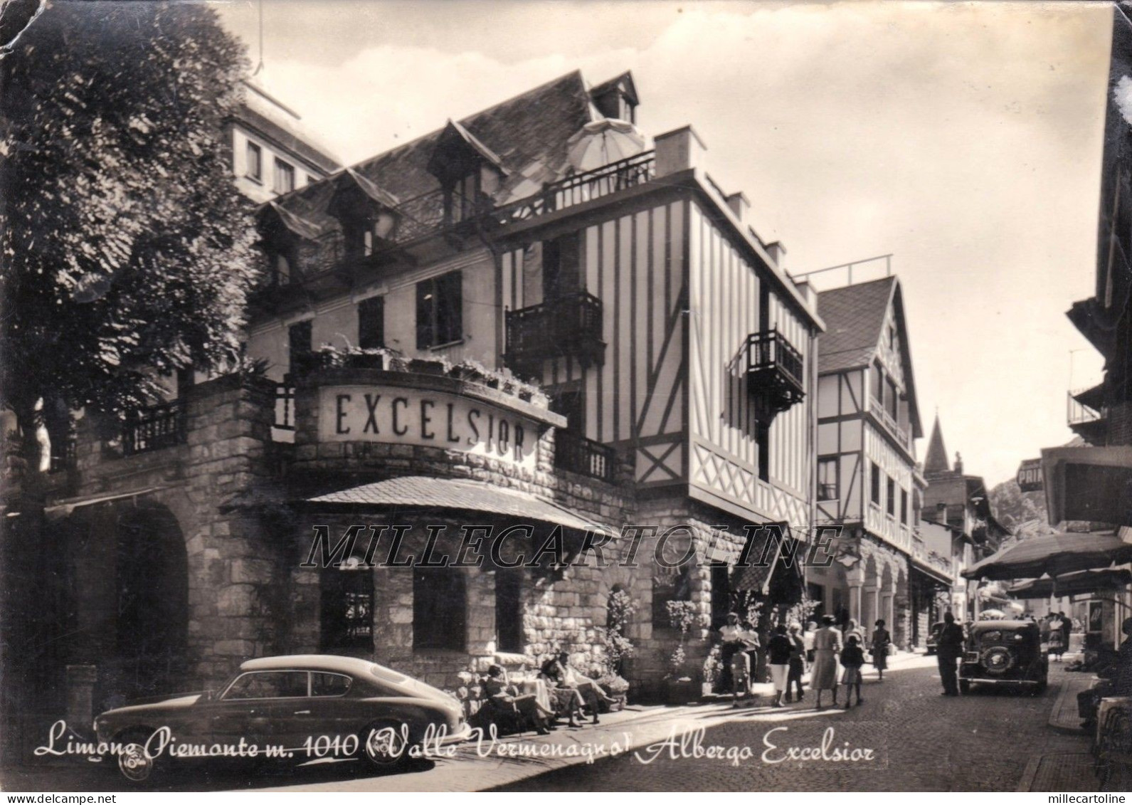 LIMONE PIEMONTE: Albergo Excelsior  1956
