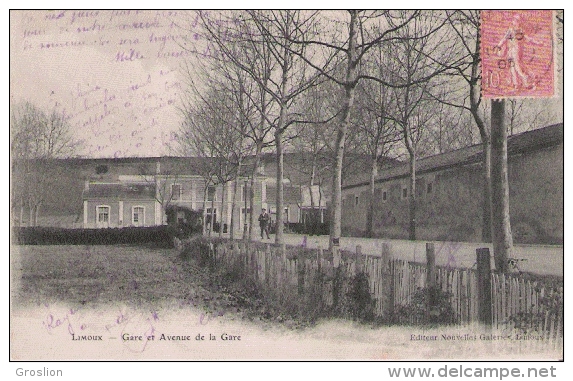 LIMOUX GARE ET AVENUE DE LA GARE 1905