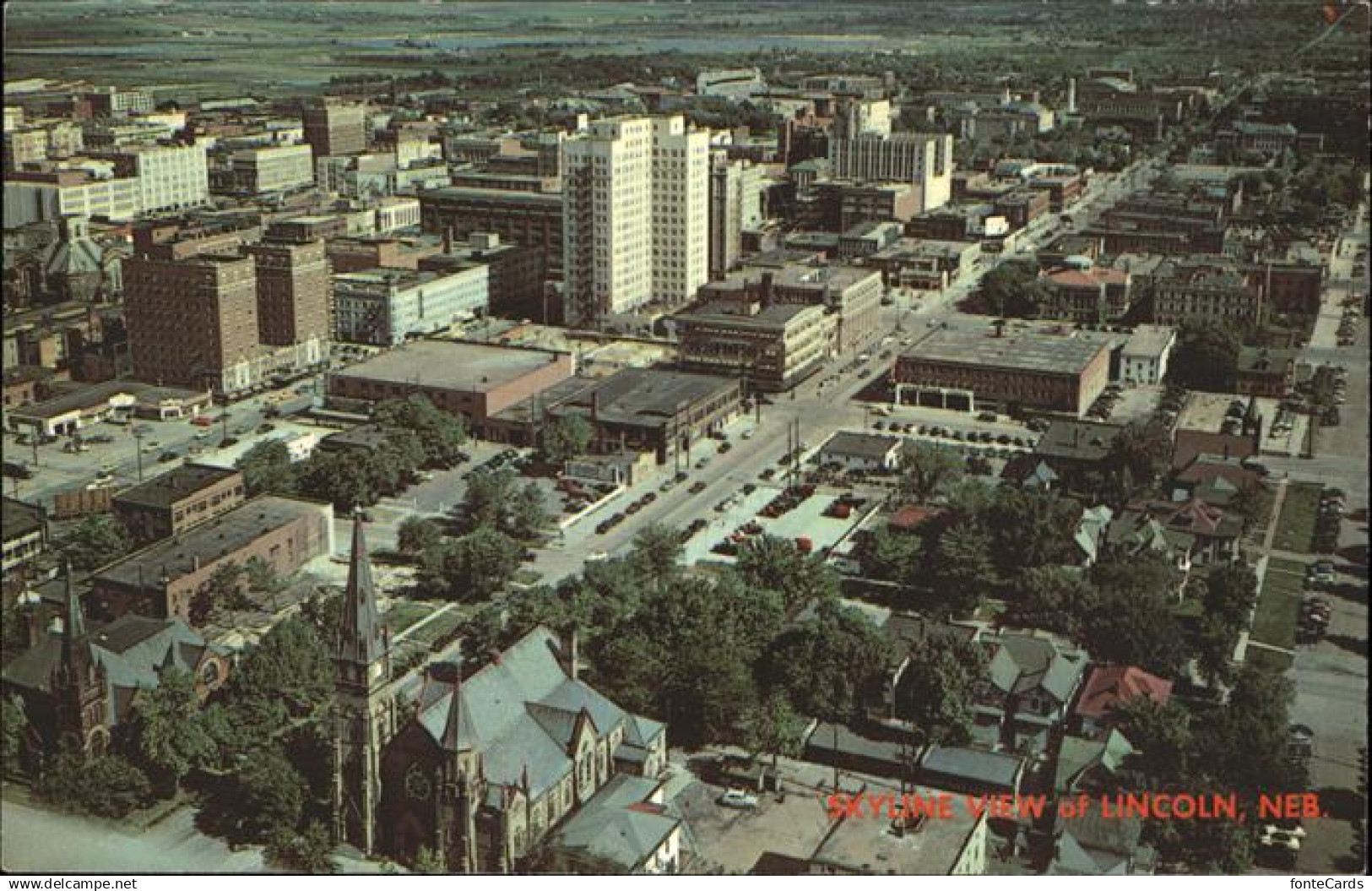 Lincoln Nebraska Skyline