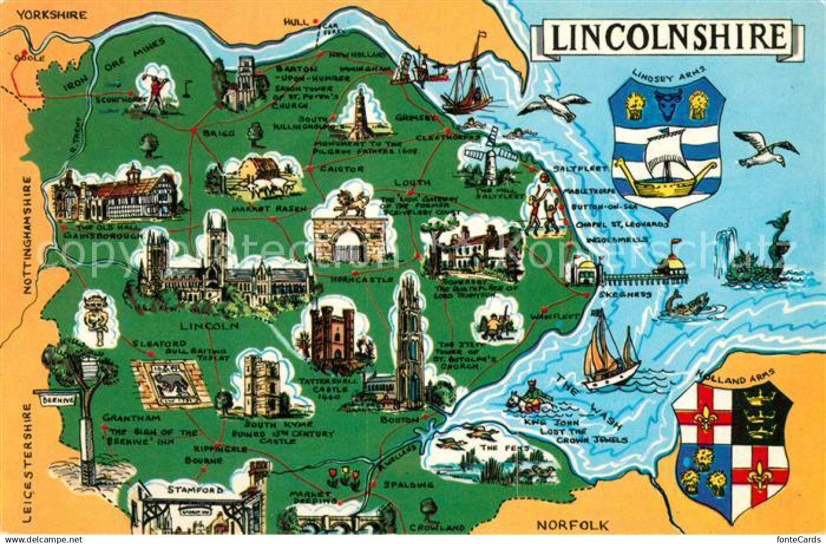 Lincolnshire Panoramakarte