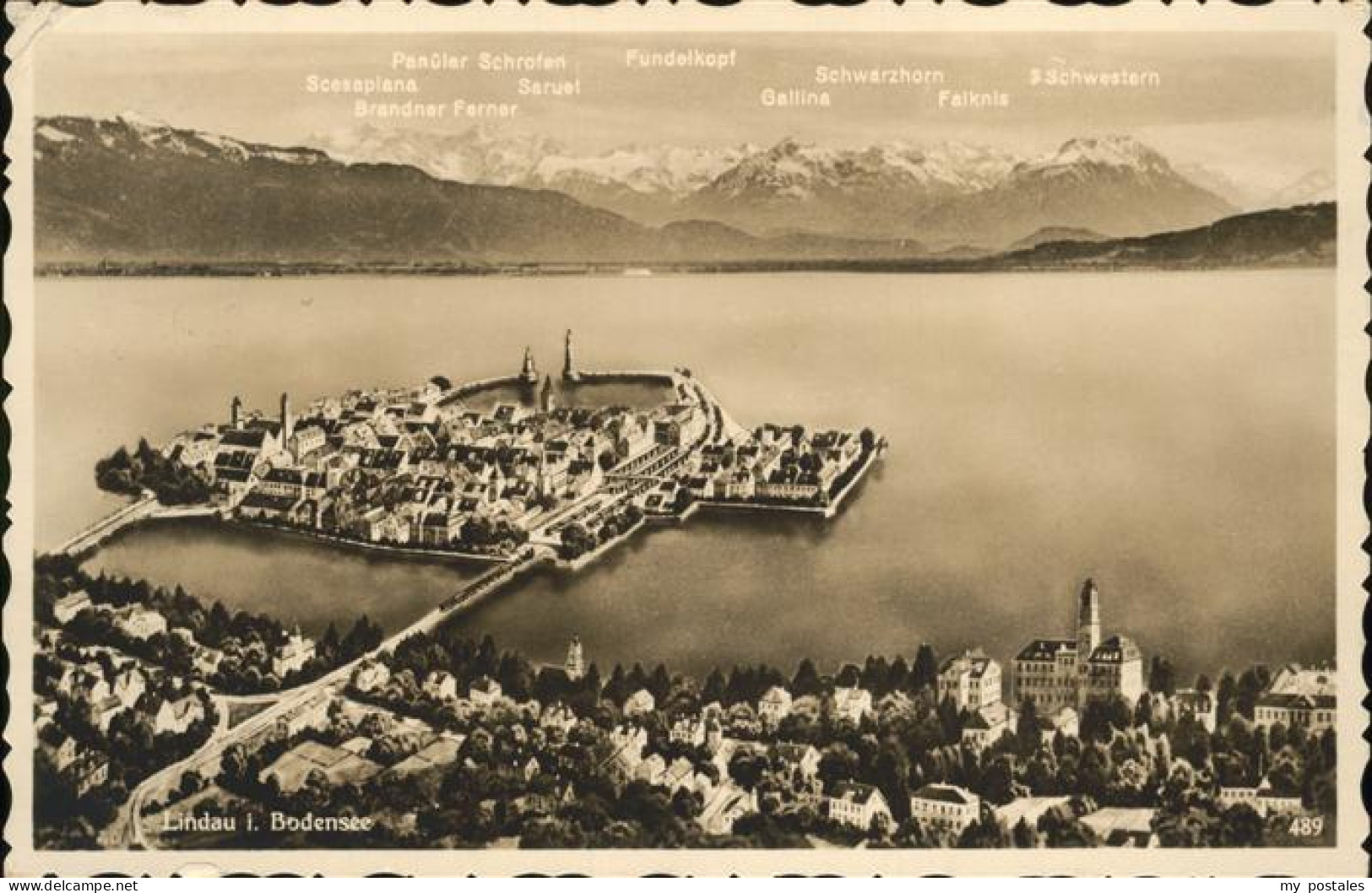 Lindau Bodensee Bodensee Alpengipfel