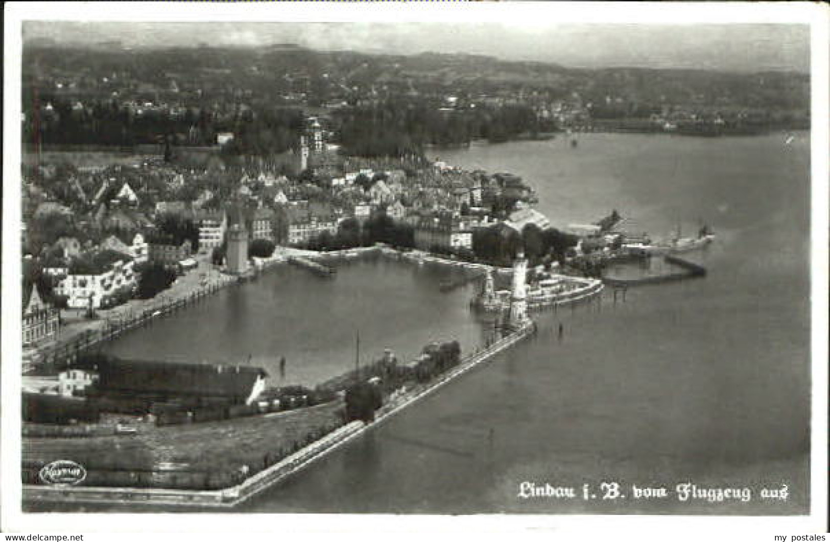 Lindau Bodensee Lindau Fliegeraufnahme