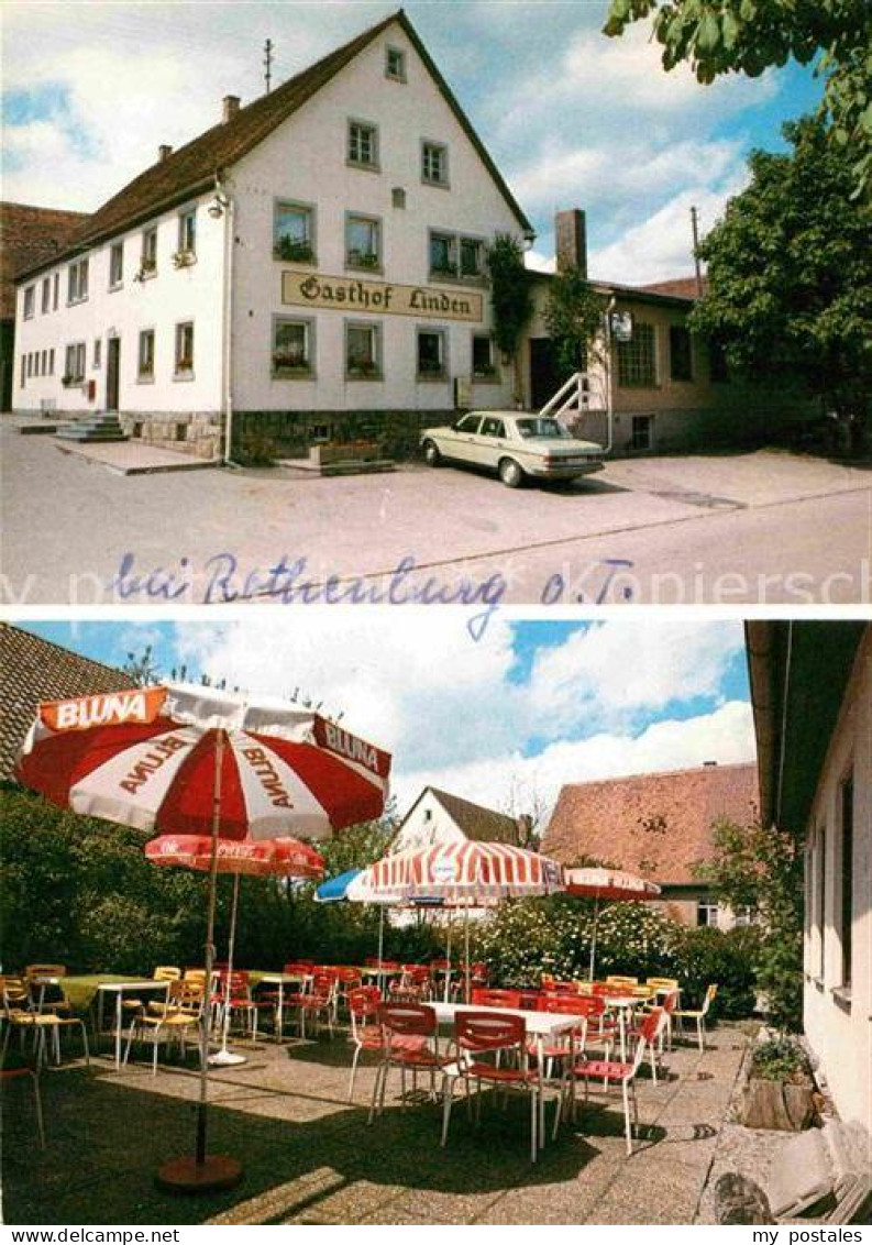 Linden Rothenburg Tauber Gasthof Linden Terrasse