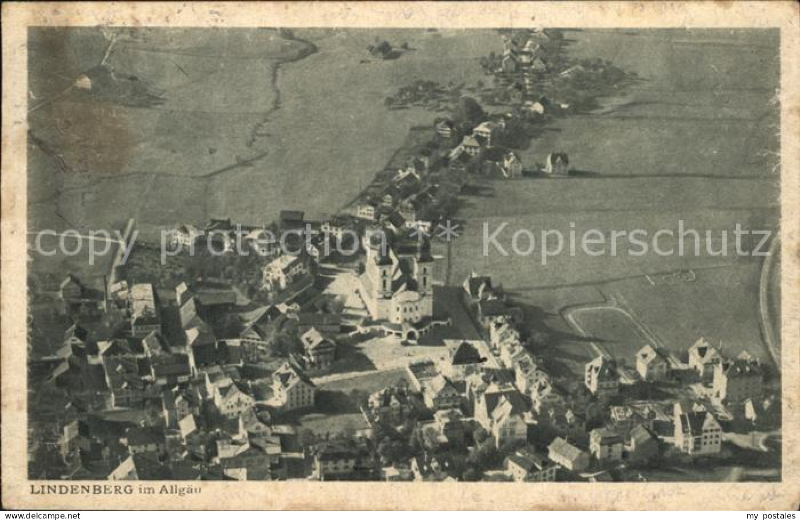 Lindenberg Allgaeu Fliegeraufnahme