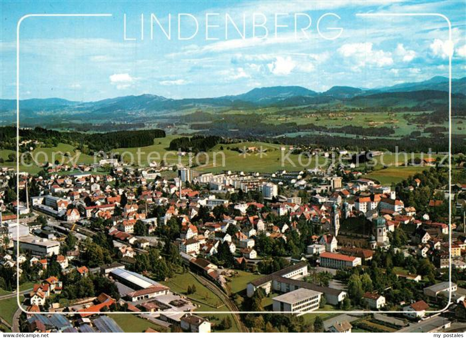 Lindenberg Allgaeu Fliegeraufnahme
