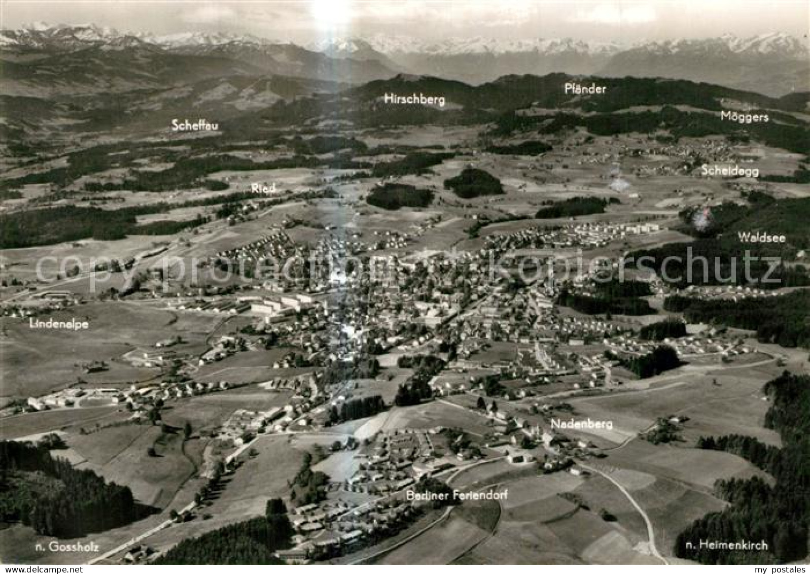 Lindenberg Allgaeu Fliegeraufnahme