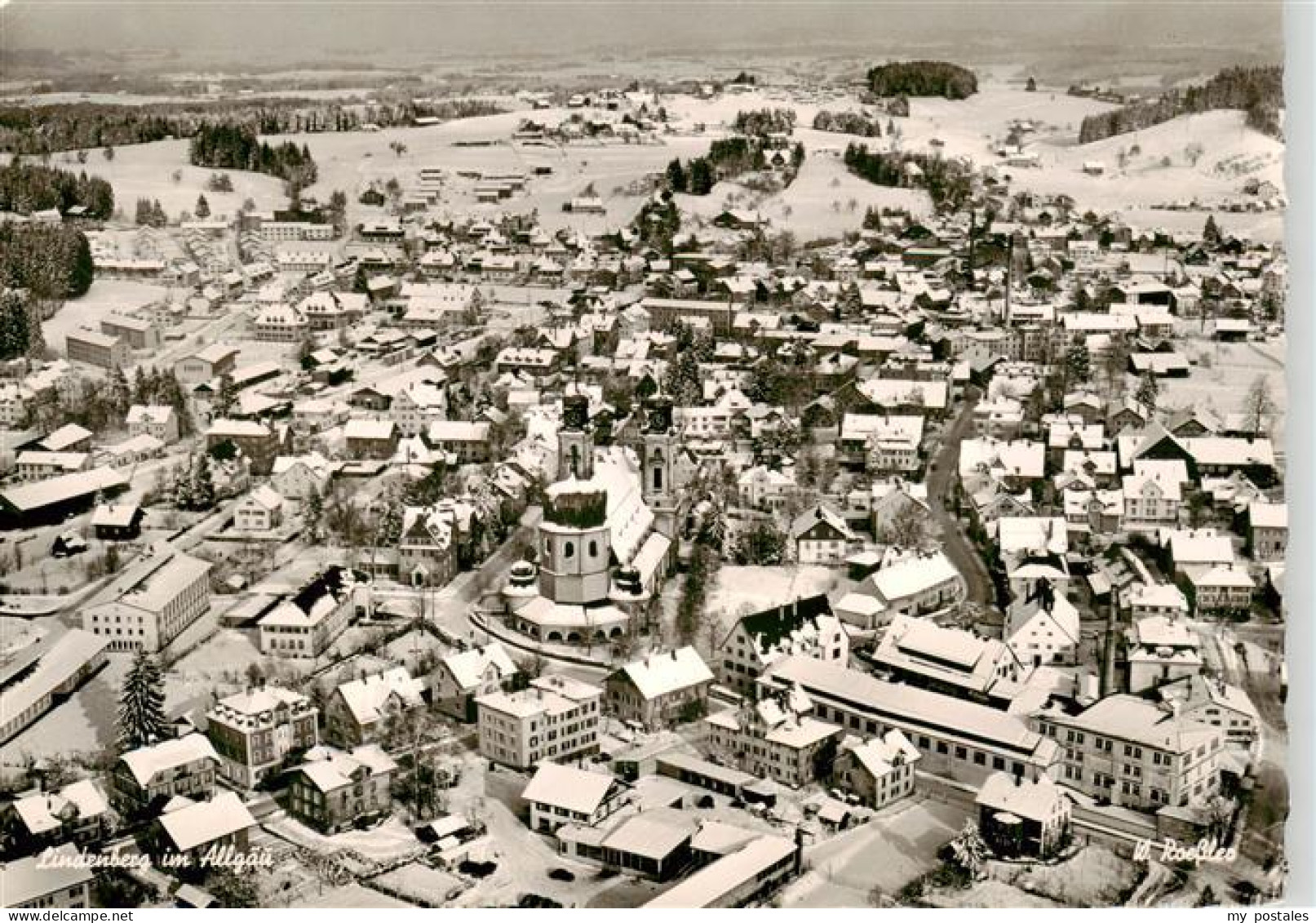 Lindenberg Allgaeu Fliegeraufnahme