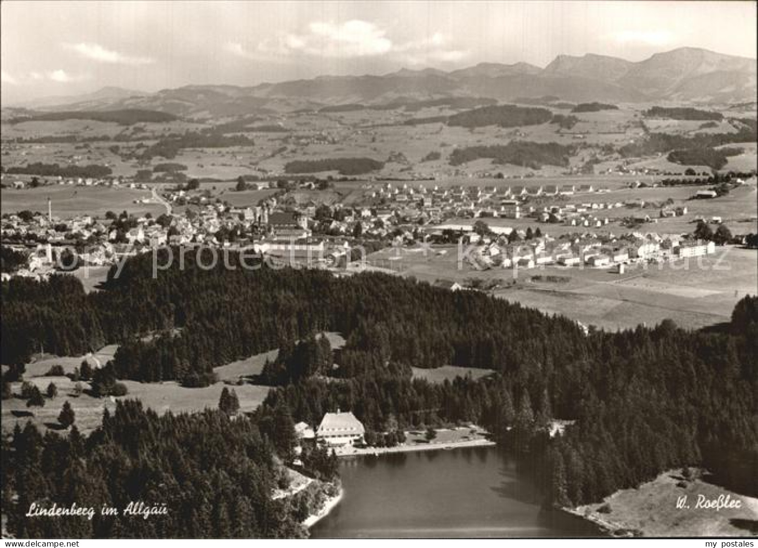 Lindenberg Allgaeu Fliegeraufnahme