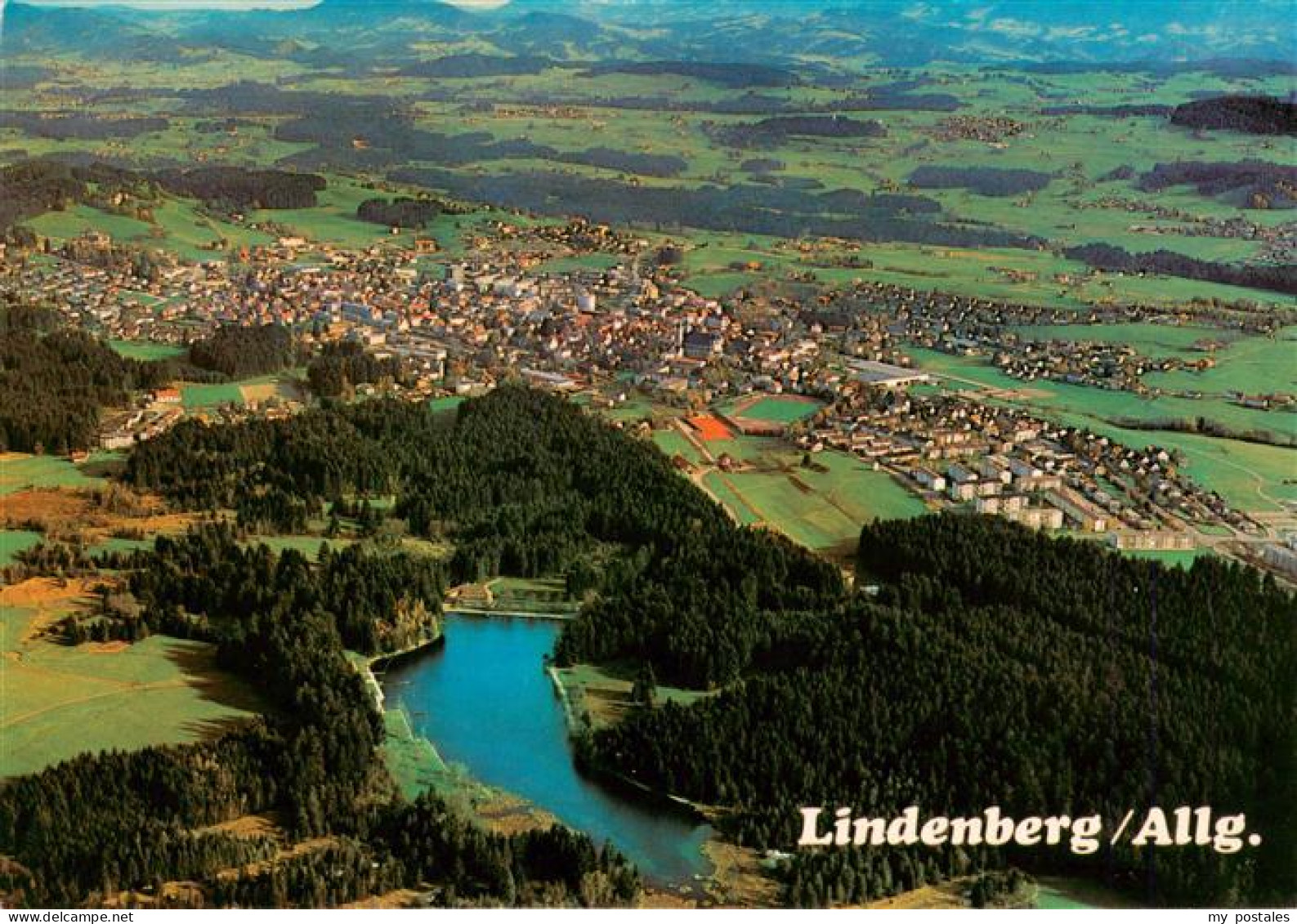 Lindenberg Allgaeu Fliegeraufnahme