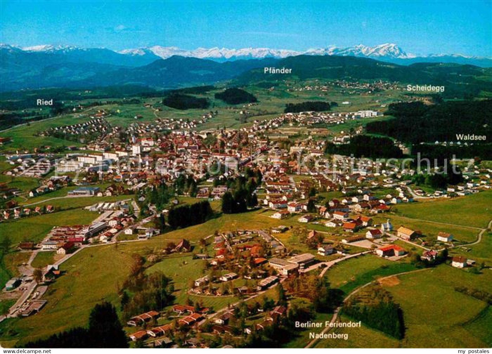 Lindenberg Allgaeu Fliegeraufnahme