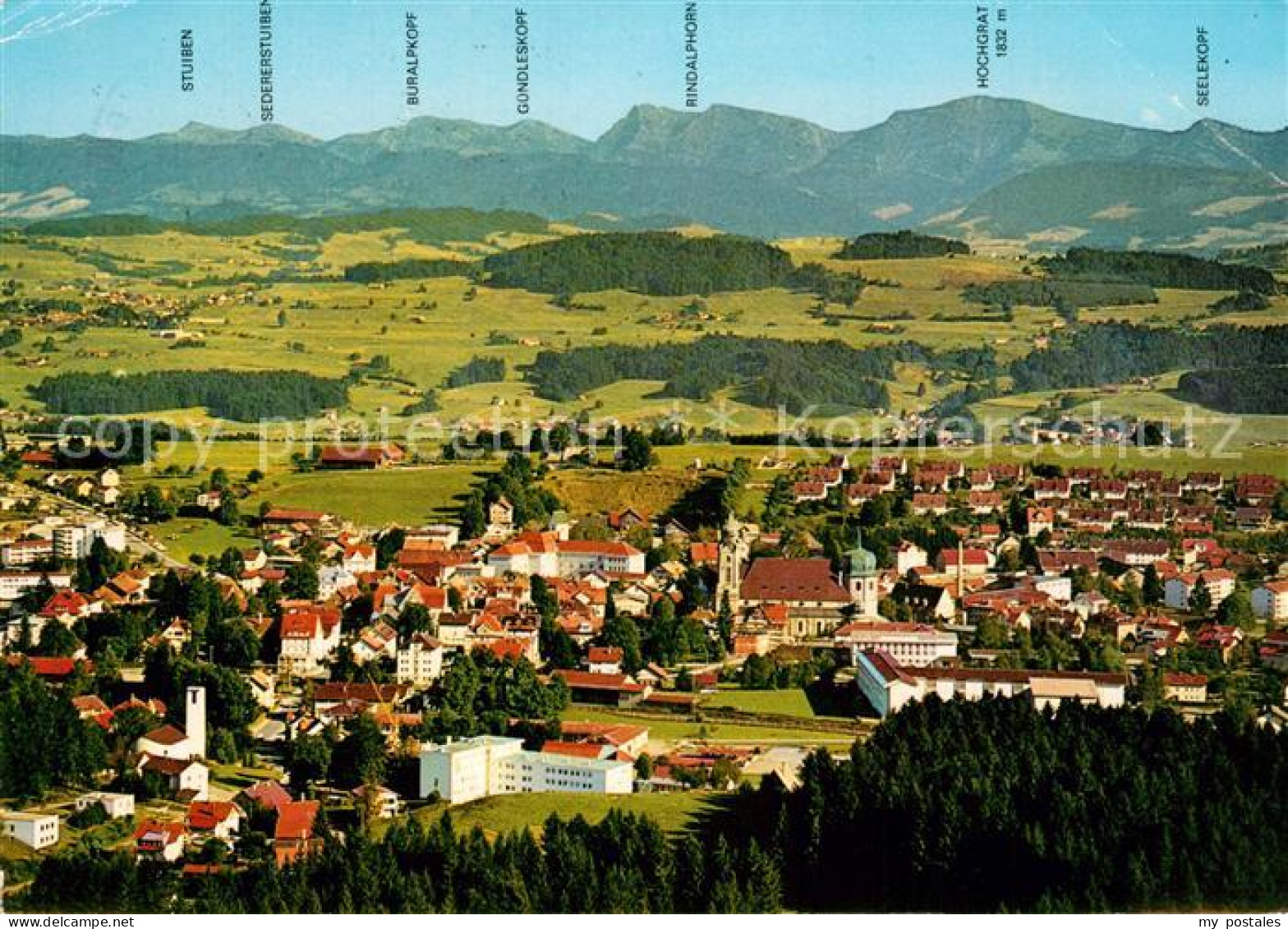 Lindenberg Allgaeu Fliegeraufnahme