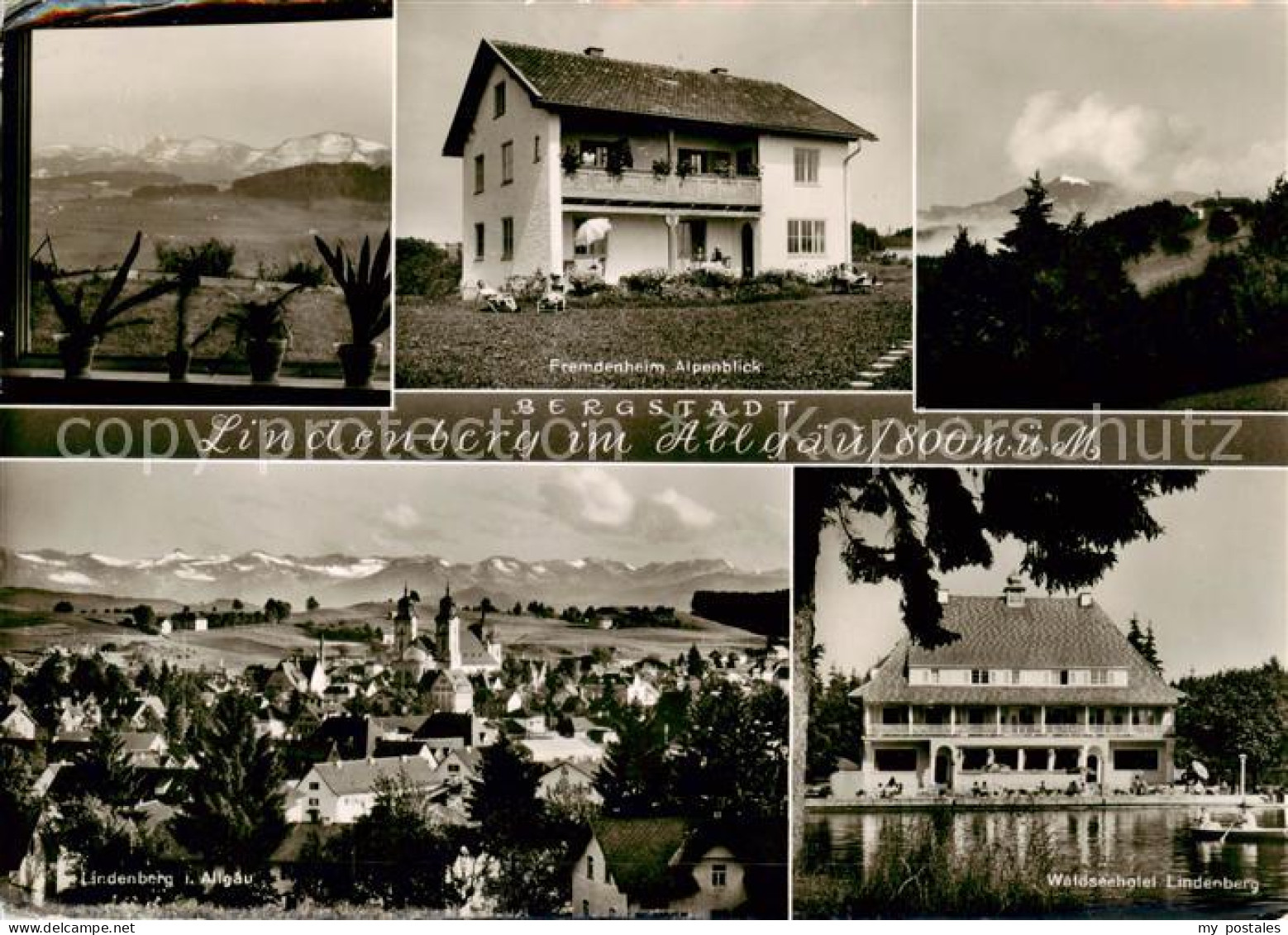 Lindenberg Allgaeu Fremdenheim Alpenblick Panorama Waldseehotel Lindenberg