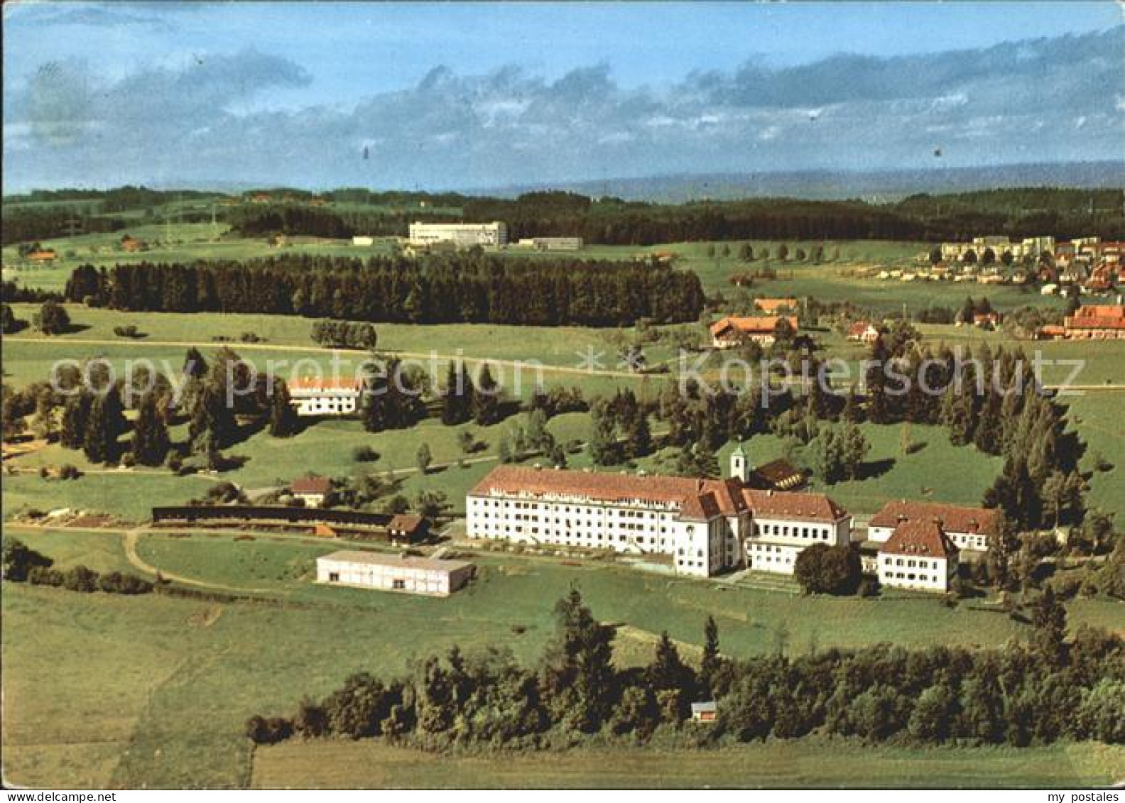 Lindenberg Allgaeu Kursanatorium Lindenberg Ried Fliegeraufnahme