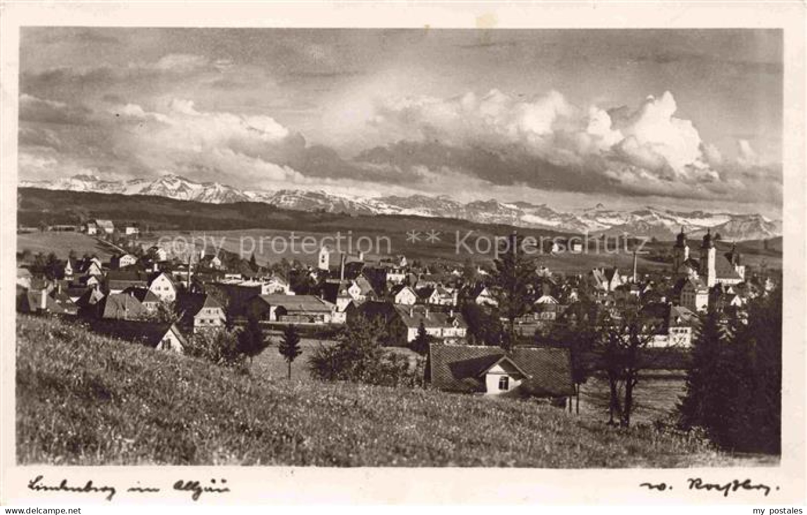 Lindenberg Allgaeu Panorama