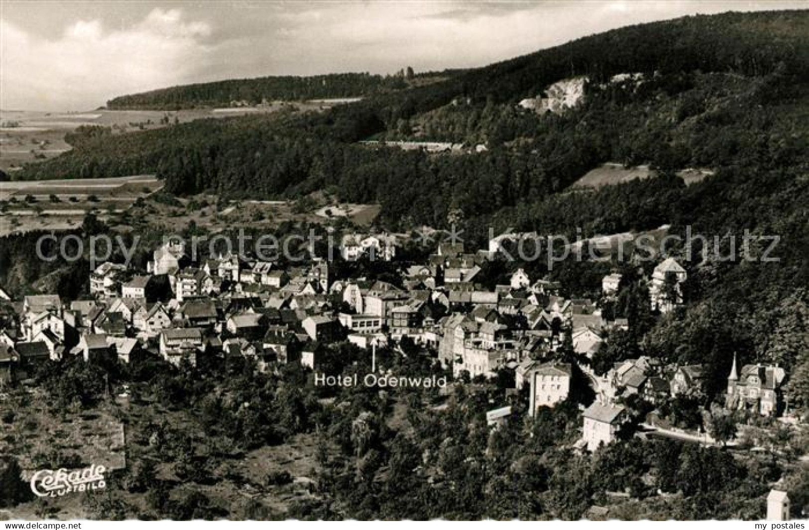 Lindenfels Odenwald Fliegeraufnahme Hotel Odenwald