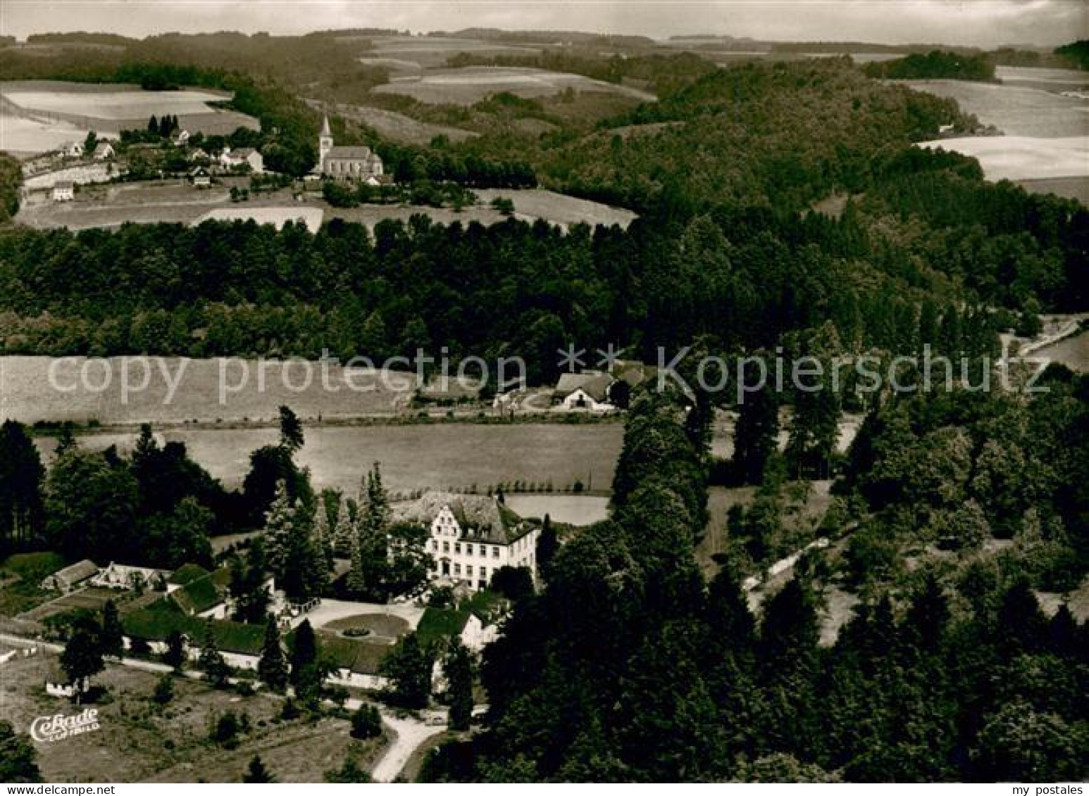 Lindlar Fliegeraufnahme Hotel Schloss Georghausen