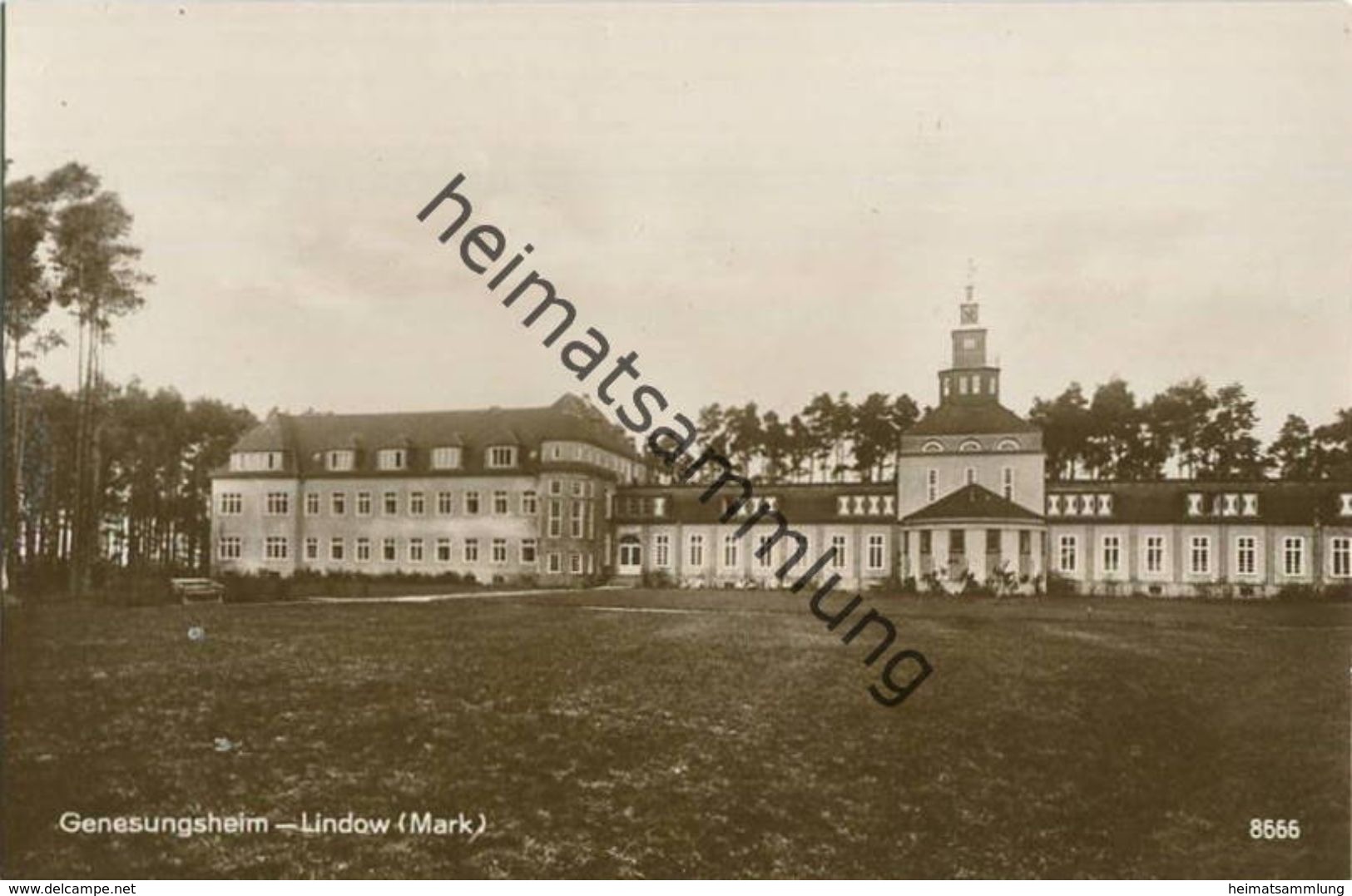 Lindow (Mark) - Genesungsheim - Foto-AK 20er Jahre - Verlag Karl Ellings Buchhandlung Lindow