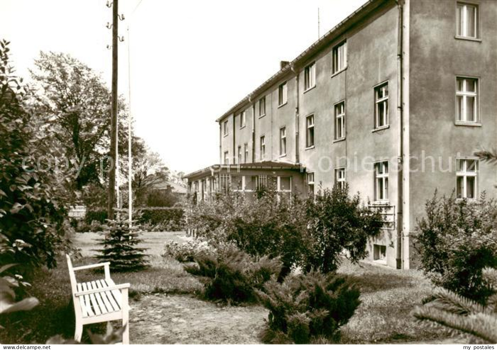 Lindow Mark Schulungs- und Erholungsheim des VEB Stahl- und Walzwerk Wilhelm Flo