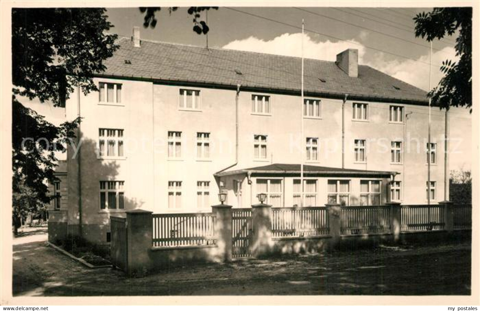 Lindow Mark Schulungs- und Erholungsheim des VEB Stahl- und Walzwerk Wilhelm Flo