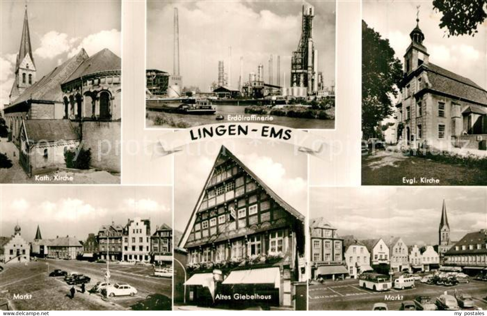 Lingen Ems Kirchen Markt Altes Giebelhaus