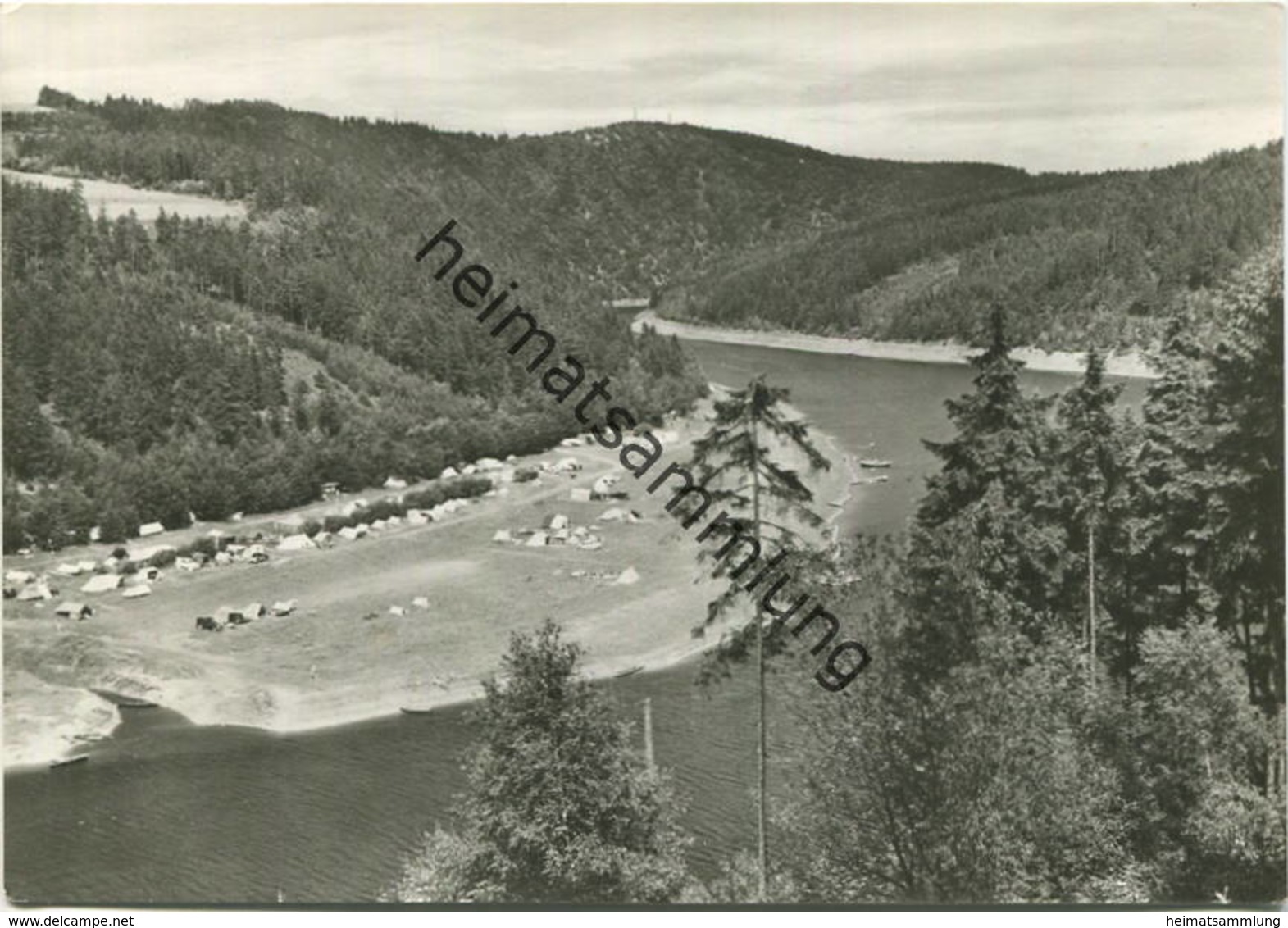 Linkenmühle - An der Hohenwartetalsperre - Foto-AK Grossformat gel. 1975