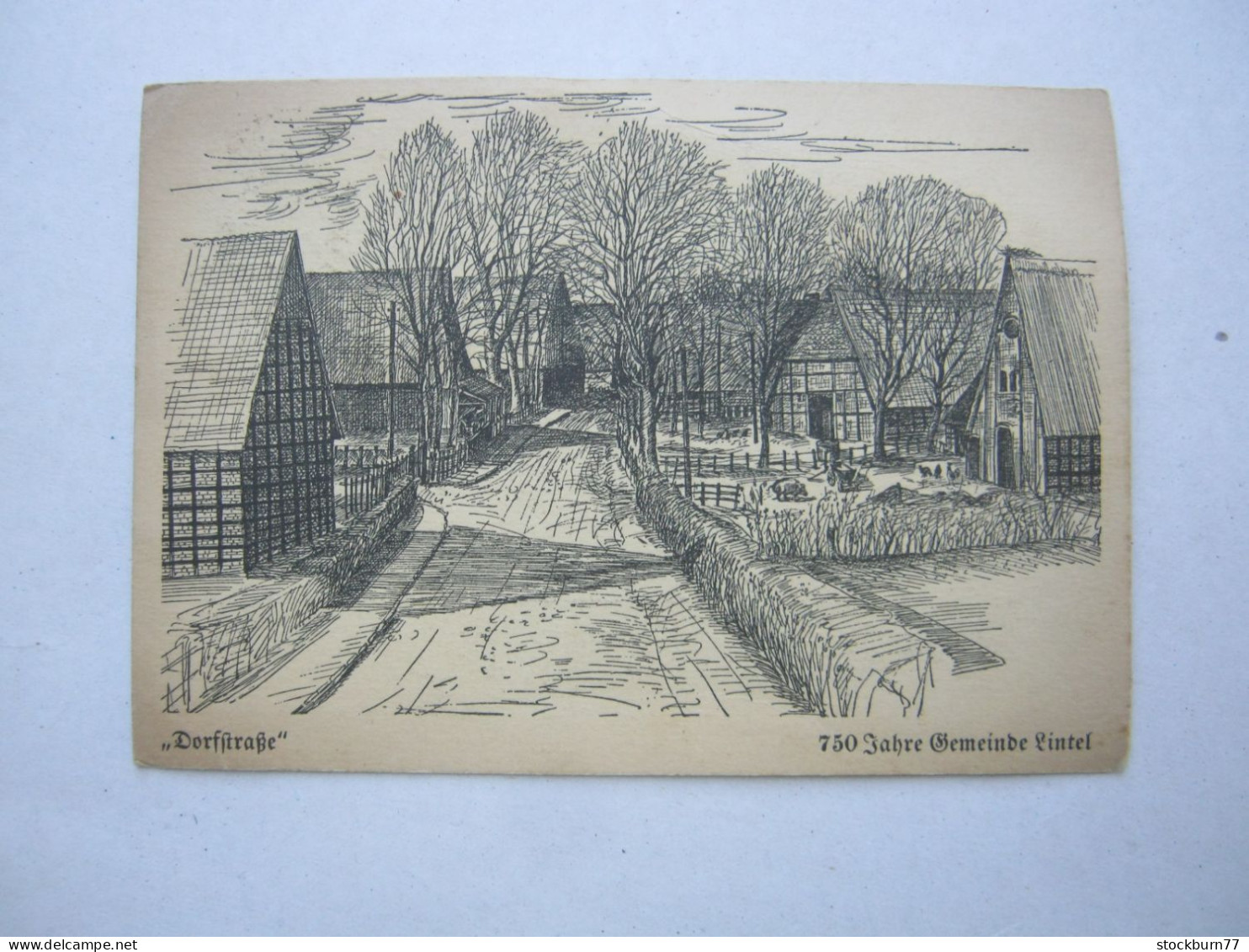 LINTEL  bei   Osterholz-Scharmbeck , 750 Jahrfeier    , schöne  Karte um  1936
