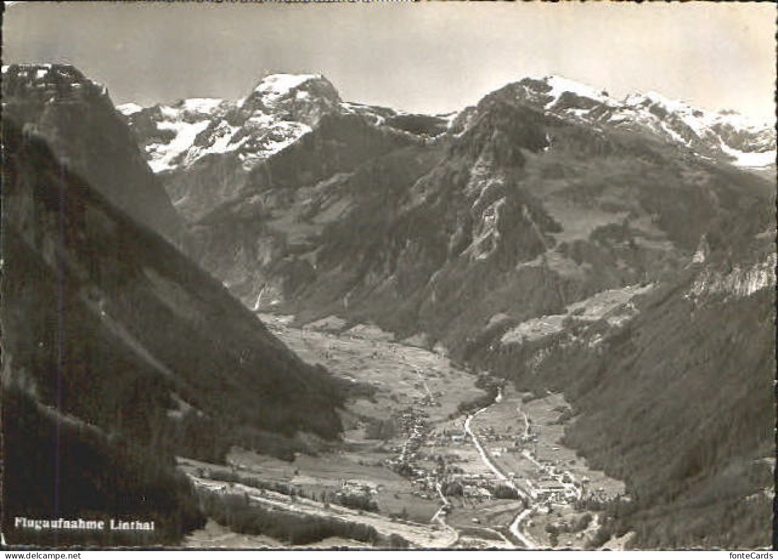 Linthal Glarus Linthal Fliegeraufnahme
